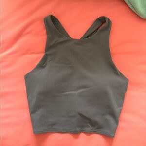 Women’s Purple Gray Racerback Tank Top